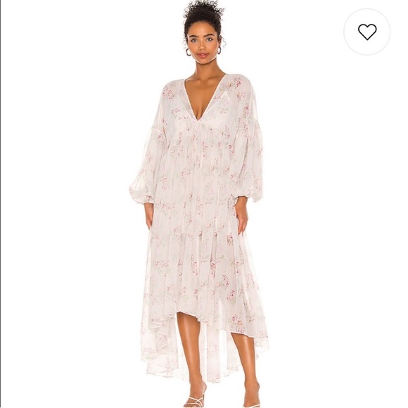 MAJORELLE Dresses & Skirts - MAJORELLE The Foat Midi Dress in Lavender Floral